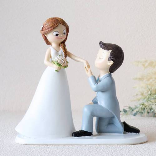 Figura para tarta de boda Pedida de mano - Figuras tarta