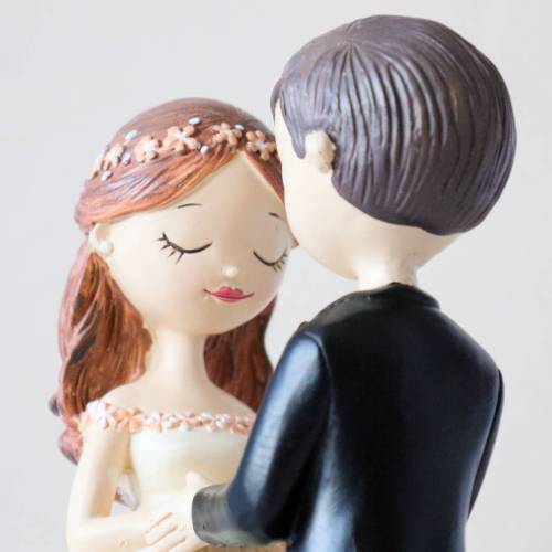 ▷ Figura para tarta de boda Novia embarazada ❤️