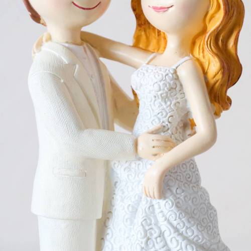 Figura para tarta de boda Novios en la playa Boda ibicenca - Figuras tarta