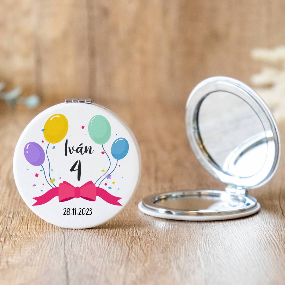 Espejo personalizado "Modelo Lazo" Detalles cumpleaños - Regalos personalizables cumpleaños