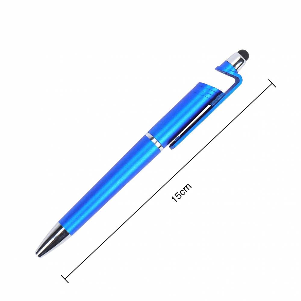 Bolígrafo punta táctil y soporte de móvil