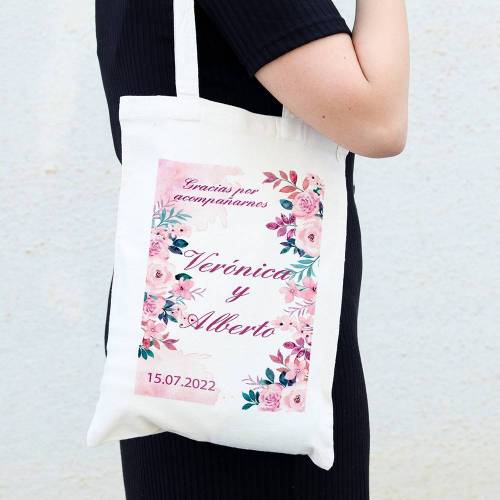 Bolsa de tela personalizada Boda "Jardín" Detalles de boda - Detalles personalizables para Boda