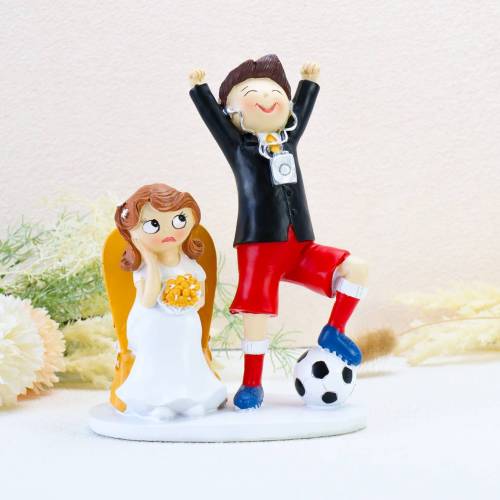 Figura tarta de boda Fútbol - Figuras tarta