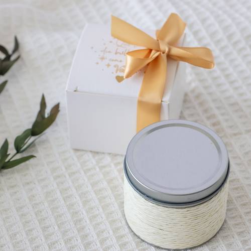 Vela personalizada boda aromática "Selva" detalles boda