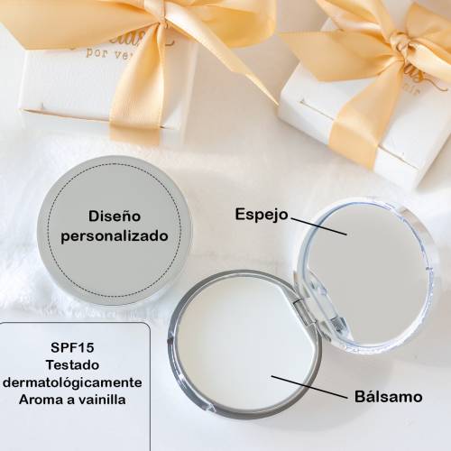Bálsamo labial personalizado "Amor" detalles de boda