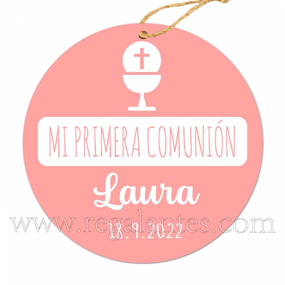 Etiqueta Comunión personalizada Niña Laura - Pegatinas Y Etiquetas Personalizadas Comunión