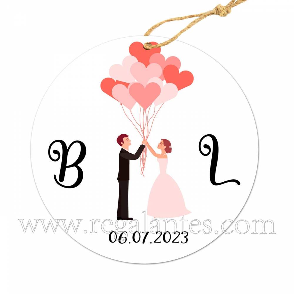 Etiqueta Boda Personalizada Cupido - Pegatinas Y Etiquetas Personalizadas boda