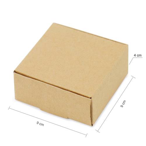 Caja cartón Kraft Regalo 3 tamaños Kraft - Inicio