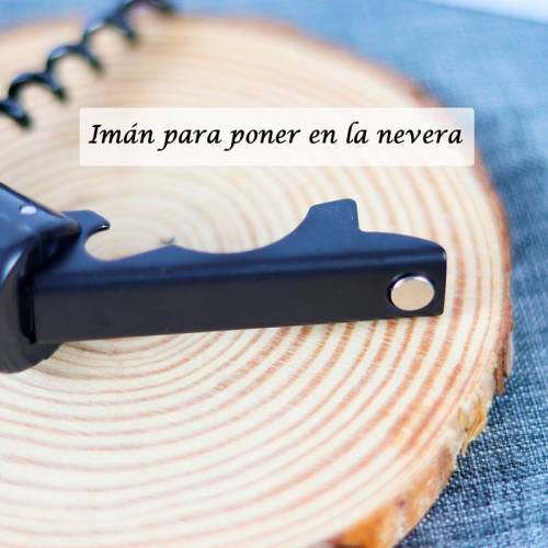 Sacacorchos magnético personalizado Detalle de boda "Florecer"