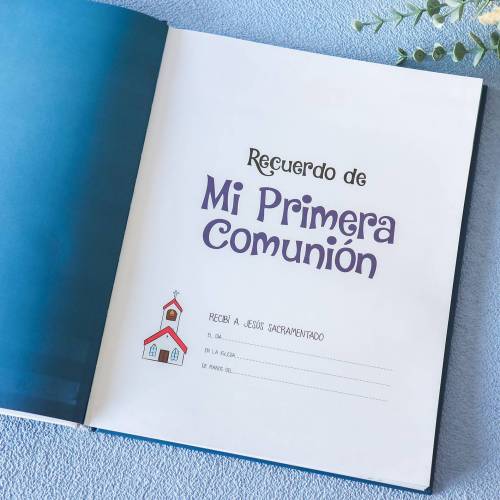 ▷ Diario de comunión para rellenar Comunión de niño y comunión de